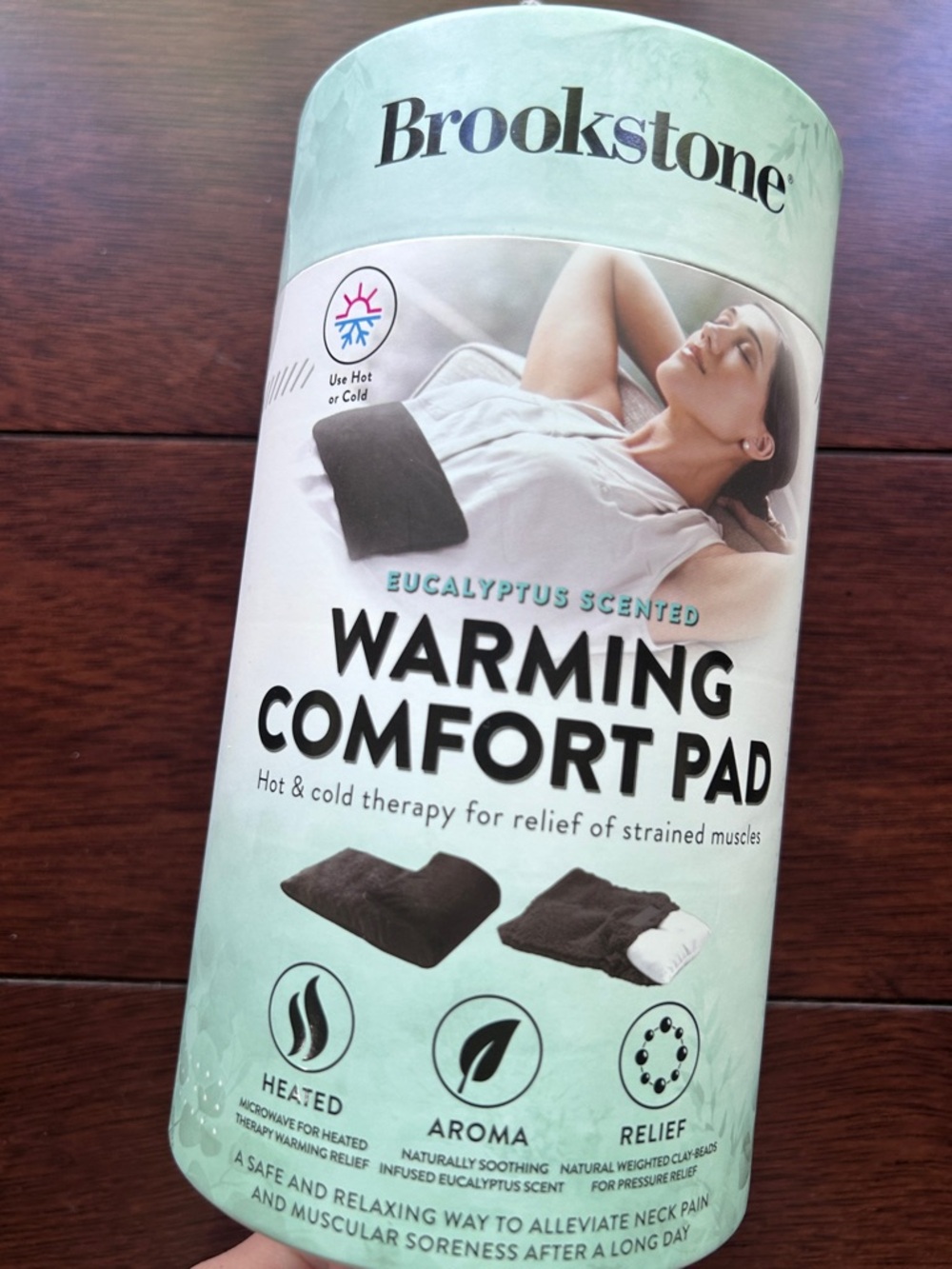 Brookstone Eucalyptus Scented Warming Comfort Pad